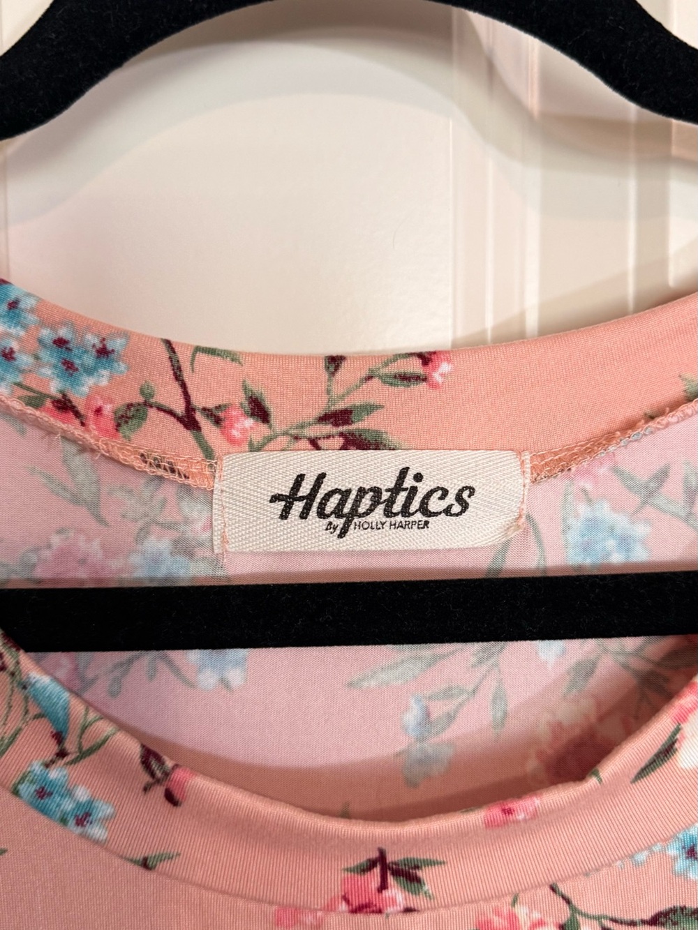 Haptics Pink Floral Top - Picture 2 of 6
